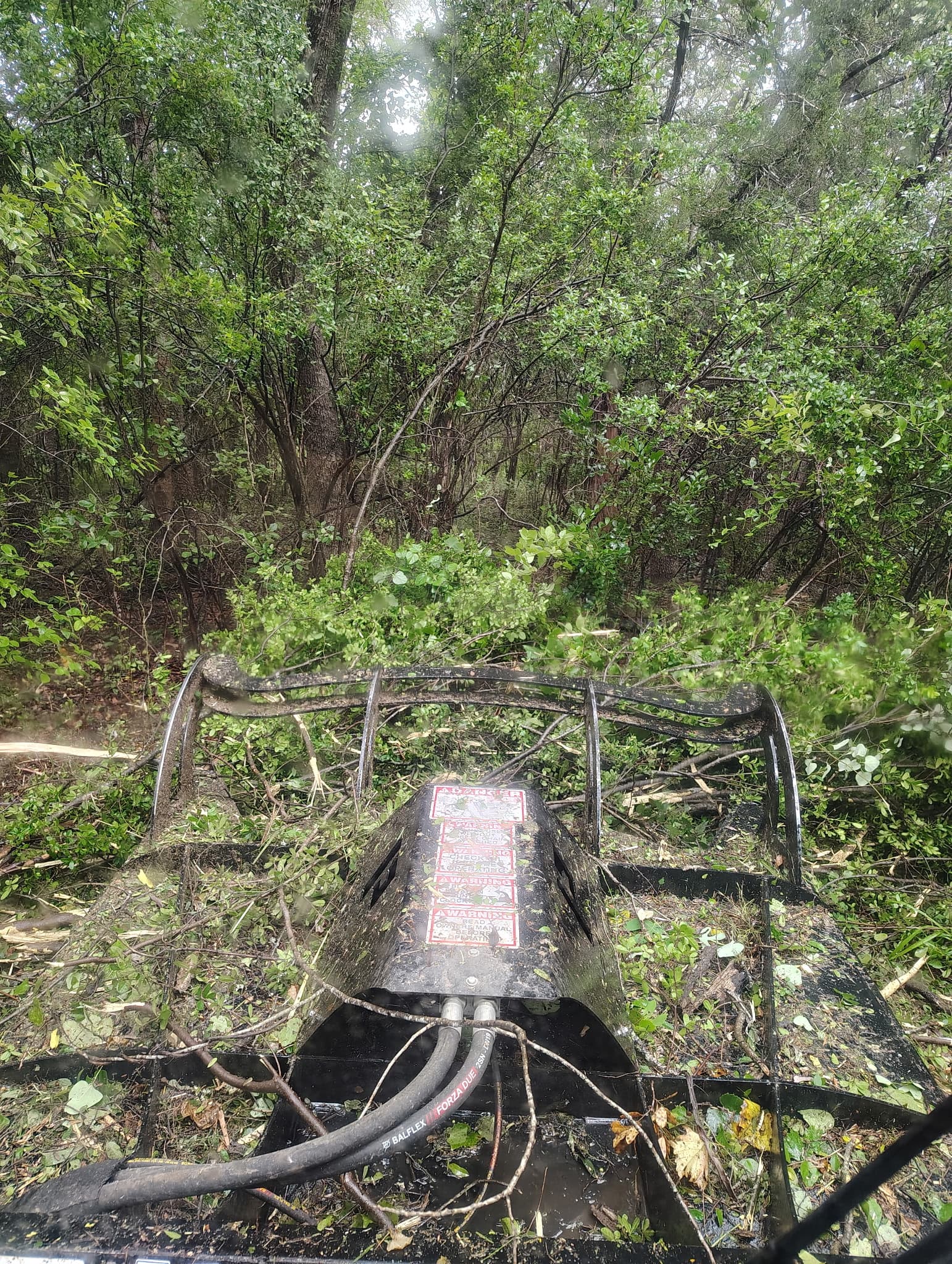 Mesquite and cedar removal on Texas ranch